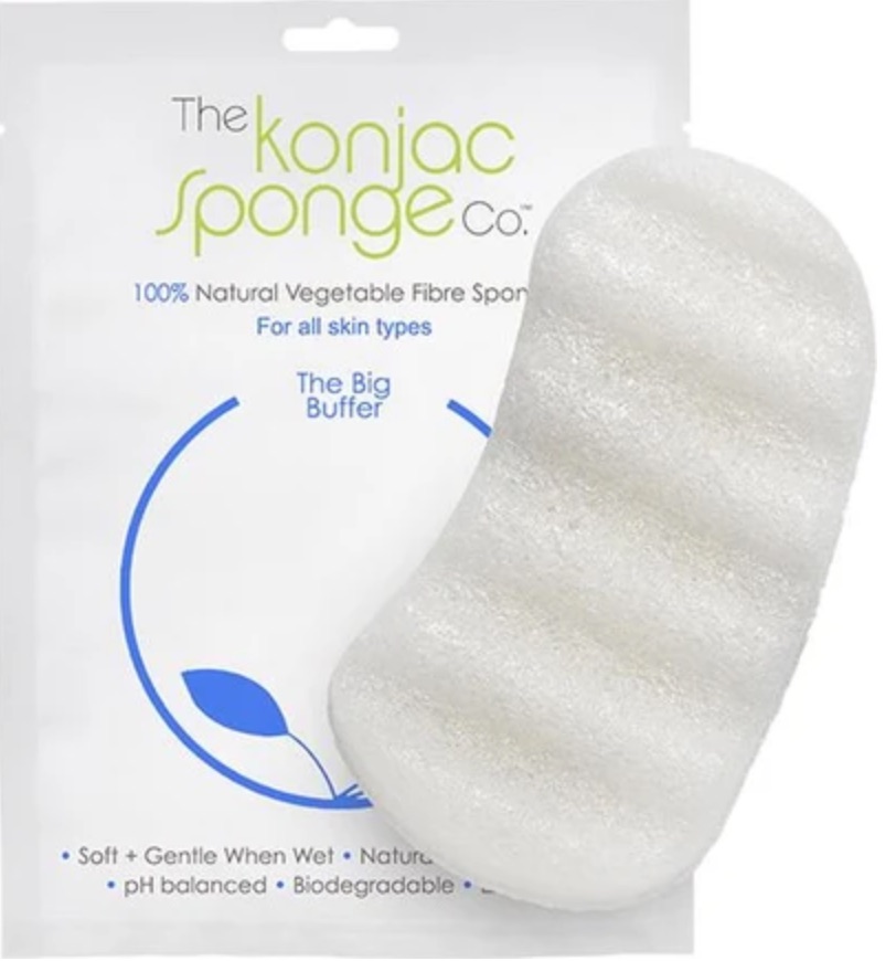 Eponge Konjac pour le corps The Big Buffer Taille env. 14.5x7cm 
