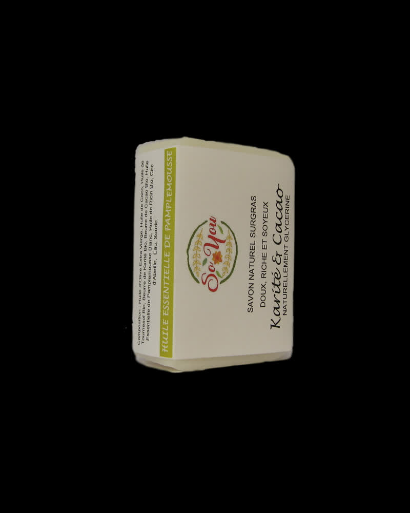 Savon aux beurres de karité et cacao bio