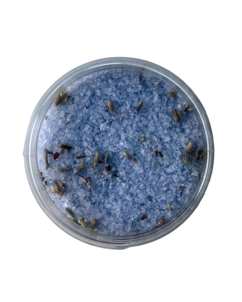 Sels de Bain à l'huile essentielle de lavandin bio