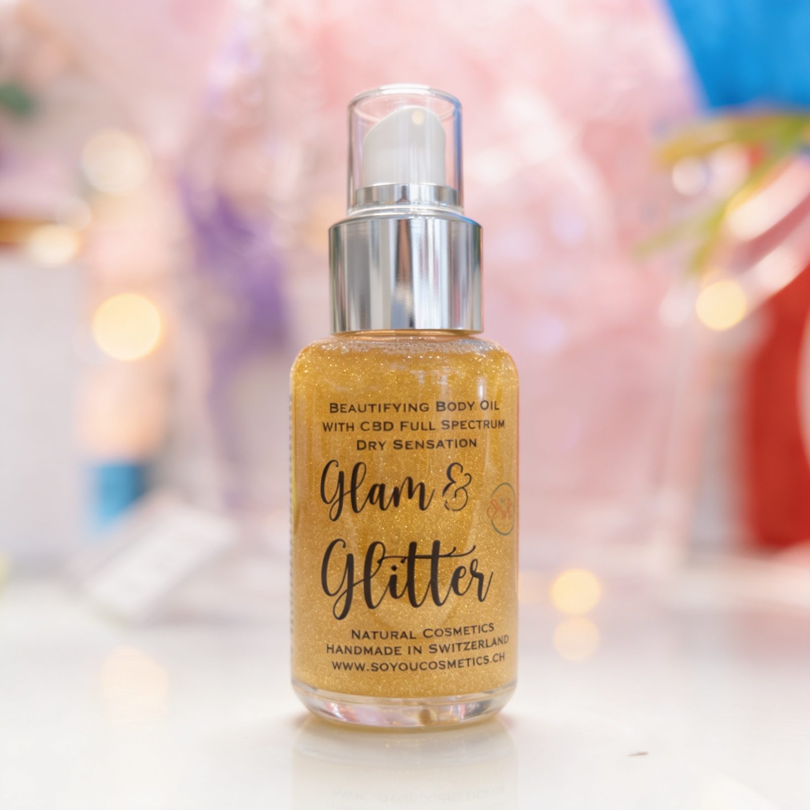 Glam & Glitter Amande douce Macadamia Chanvre - 50 ml